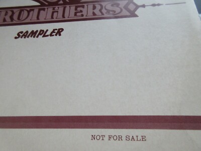 LP Doobie Brothers Sampler PS87 WARNER PIONEER Japan Vinyl プロモ /00260 Doobie Brothers Sampler Japan Promo only White Label Vinyl LP PS