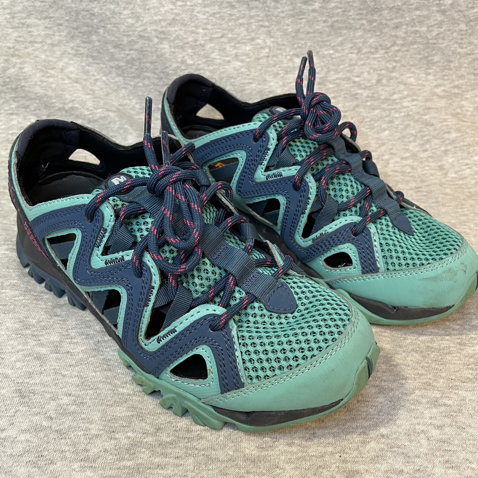 Merrell Tetrex Crest Wrap Women 5 Water Hiking Sandals Vapor Teal Blue
