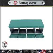 4 Hole Chicken Nesting Boxes Metal Chicken Egg Laying Box with Perch