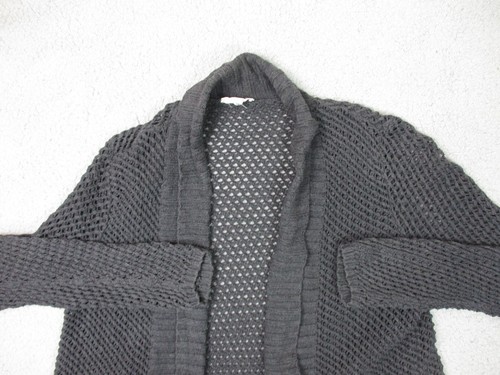Eileen Fisher Damenpullover Größe mitteloffen Cardigan minimalistisch schwarz - Bild 3 von 11