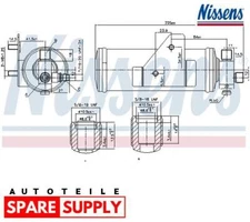 DRYER, AIR CONDITIONING FOR LAND ROVER NISSENS 95223