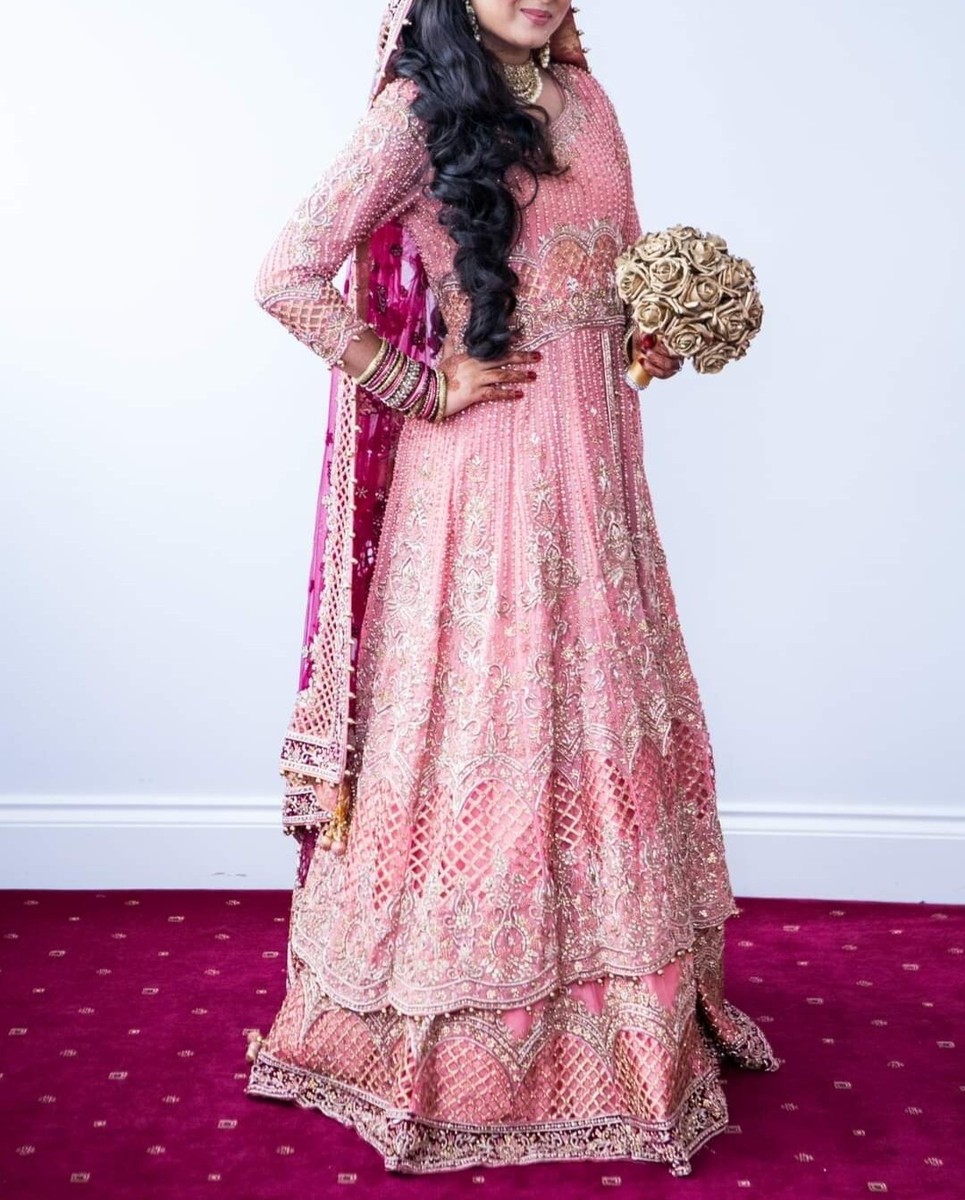 sachin and babi light blue dress Bridal Dresses | Pakistani Wedding Dresses main image 0