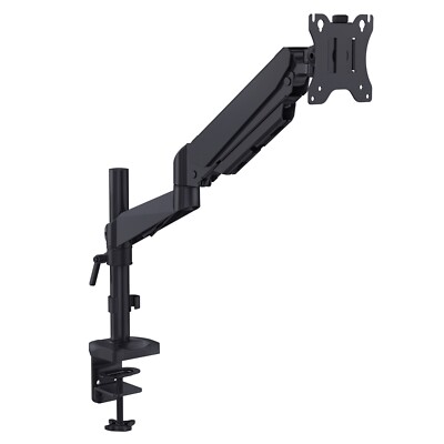 JUICEUP Single Pneumatic Spring Monitor Arm Desk Stand, 15   34 inch Screen