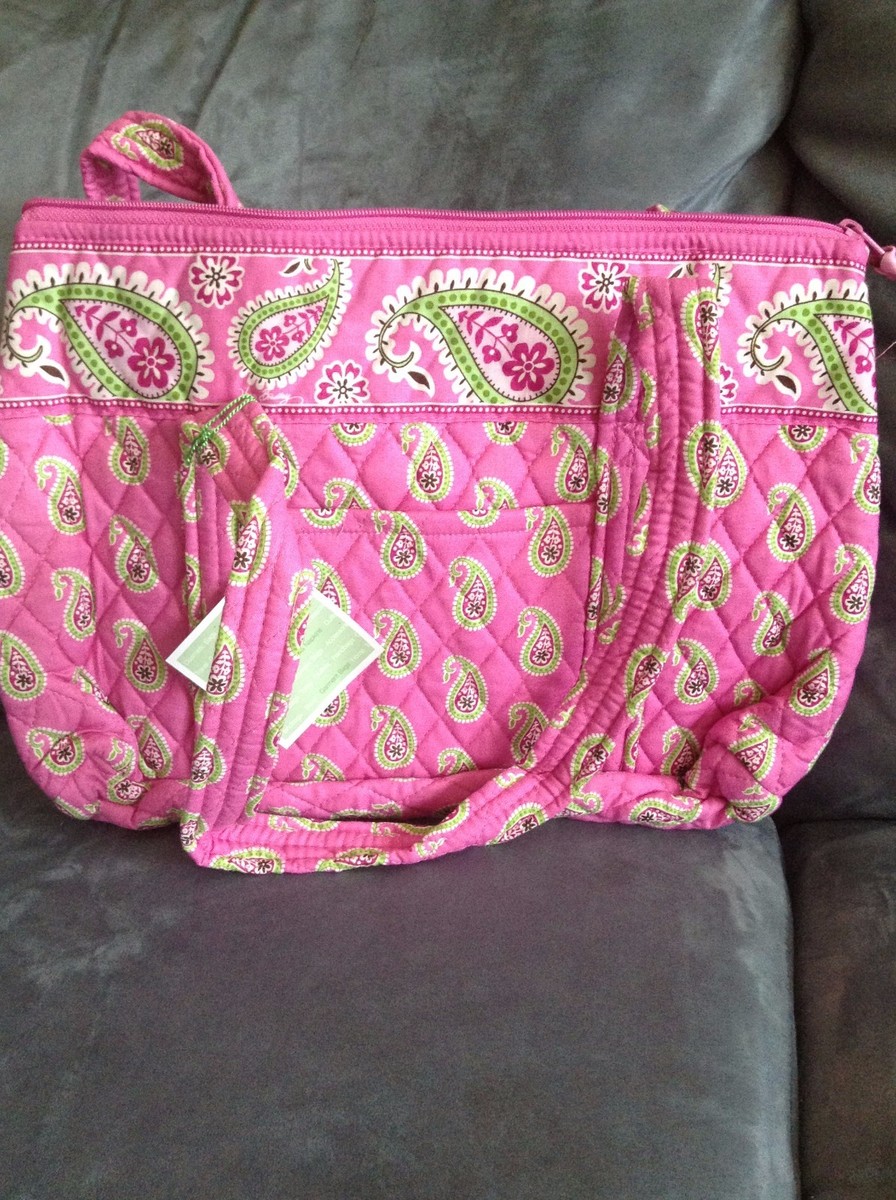 VERA BRADLEY BERMUDA PINK BETSY HANDBAG PURSE - BRAND NEW WITH