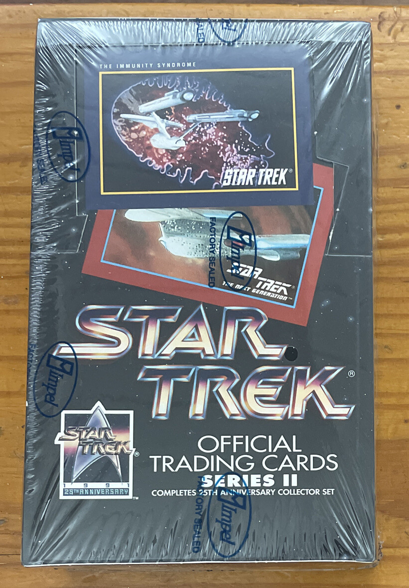 Original Set of Star Trek Series II 25th Anniversary 1991 Trading Cards  Impel for sale online | eBay