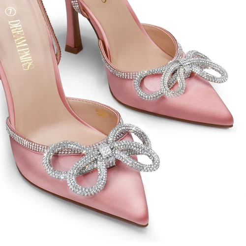 Traumpaar Damen Hochzeitspumps Stilettos hoher Absatz spitze Zehenpartie Pumps Schuhe - Bild 18 von 25