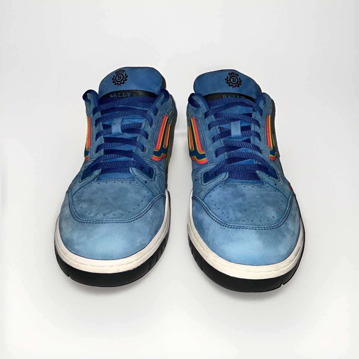 Bally Men's Kuba China Leather Low Top Sneakers Shoes US 10 | eBay