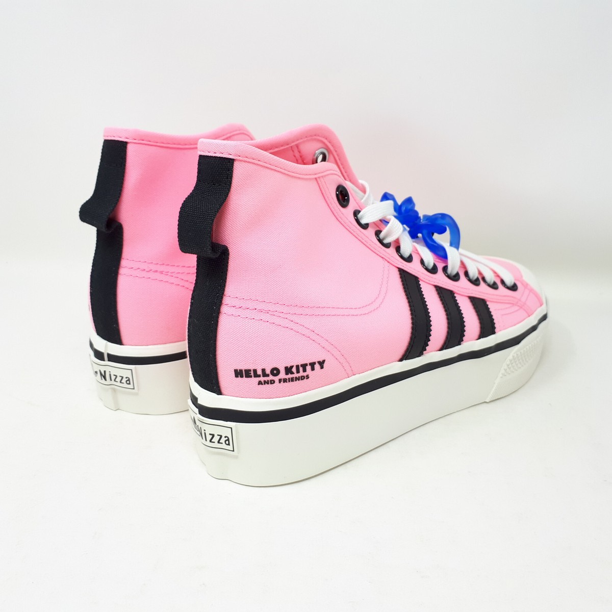 Adidas×ハローキティー☆HELLO KITTY NIZZA PLATFORM MID SHOES Women's Pink Nizza Platform Mid Sneakers