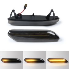 F�r BMW Mini Cooper Countryman R60 R61 Smoke Dynamisch Flie�end LED Seitenmarkierung 2tlg
