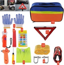 Erste Hilfe◇ Set KFZ Verbandstasche Verbandskasten Warnweste Warndreieck 10tlg