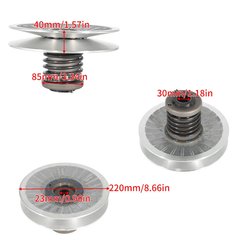 Convertisseur Assy Driven pour Linhai M550 E4/M550L E2 500 PROMAX E4 500 E4/T3b - Photo 2/4