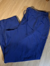 ScrubStar Scrub Pants Size 3XL Elastic Blue Medical Uniform