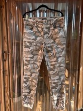 Pilcro Anthropologie Skinny Cruzh Velvet Pants. Camouflage Size 30