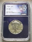 1964 Kennedy Silver Half Dollar NGC PF 68 - First Year Issue - High Grade Proof