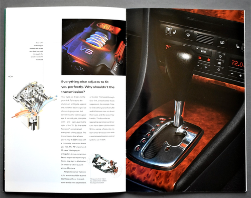 1998 AUDI A6 SALES BROCHURE CATALOG ~ 34 PAGES ~ 7.75" x 11.75" - Picture 9 of 14