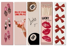 10 PCS Bow Bookmarks, Funny Bookmarks for Women, Romance Booklover Gifts, Cut...