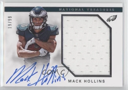 2017 National Treasures Rookie Material Signatures RPS /99 Mack Hollins Auto RC