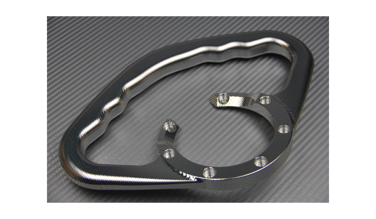 Poignée passager alu haut de gamme pour réservoir Honda VFR 750 94-97 couleur argent