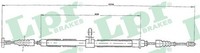 LPR Bremsseil Seilzug Feststellbremse C0019B FüR 156 Alfa GT Sportwagon 16V 932