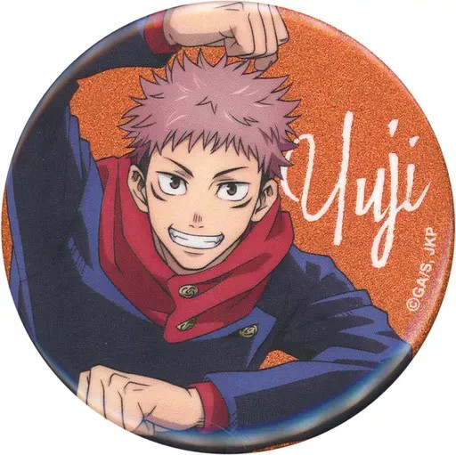 Jujutsu Kaisen Yuji Itadori Trading Can Badge Pin Anime Collectible
