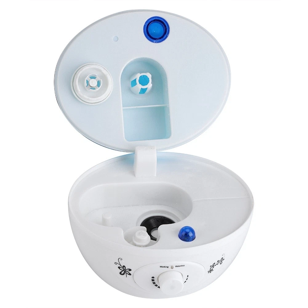 Large 3L Ultrasonic Humidifier For Home Office Use Blue White ABS