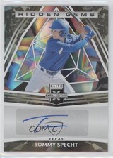 2022 Panini Elite Extra Edition Hidden Gems Black Tommy Specht #HG-TS Auto z1r