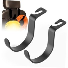 XL Hard Hat Holder for Truck, Heavy-Duty Headrest Hooks, Seat Back 2 Pack
