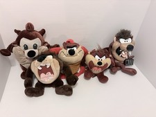 Vintage Taz Looney Tunes Plush Lot
