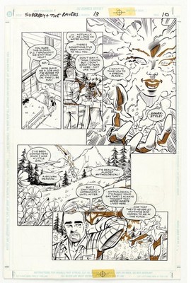 Paul Pelletier   Superboy and the Ravers #13 Page 10 Original Art (1997)