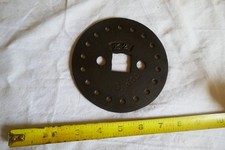 Vintage Cast Iron Planter Plate X2 Rare Style Lot 25-23-B