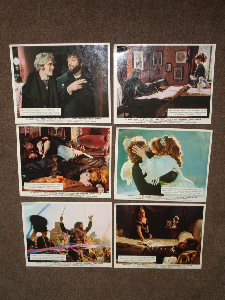 Richard Chamberlain - The Music Lovers - 1971 Lot of 6 UK Lobby Cards - Image 1 of 1
