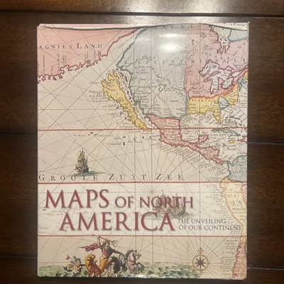 Maps of North America Hardcover Book by Ashley Baynton-Williams Groote Zuytzee 