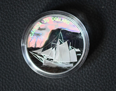 20 Dollars Kanada 2006 Hologramm The Catch 1 oz 999er Silber