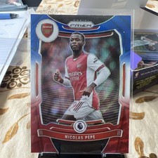 2021-22 Panini Prizm Premier League - Nicolas Pepe #205 Red White & Blue Prizm