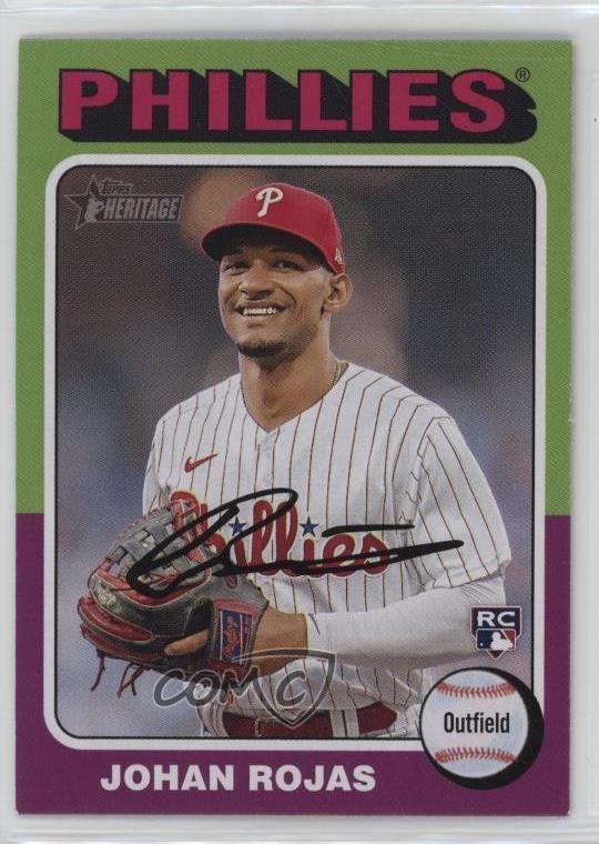2024 Topps Heritage Rookies Johan Rojas #171 Rookie RC uk2 | eBay