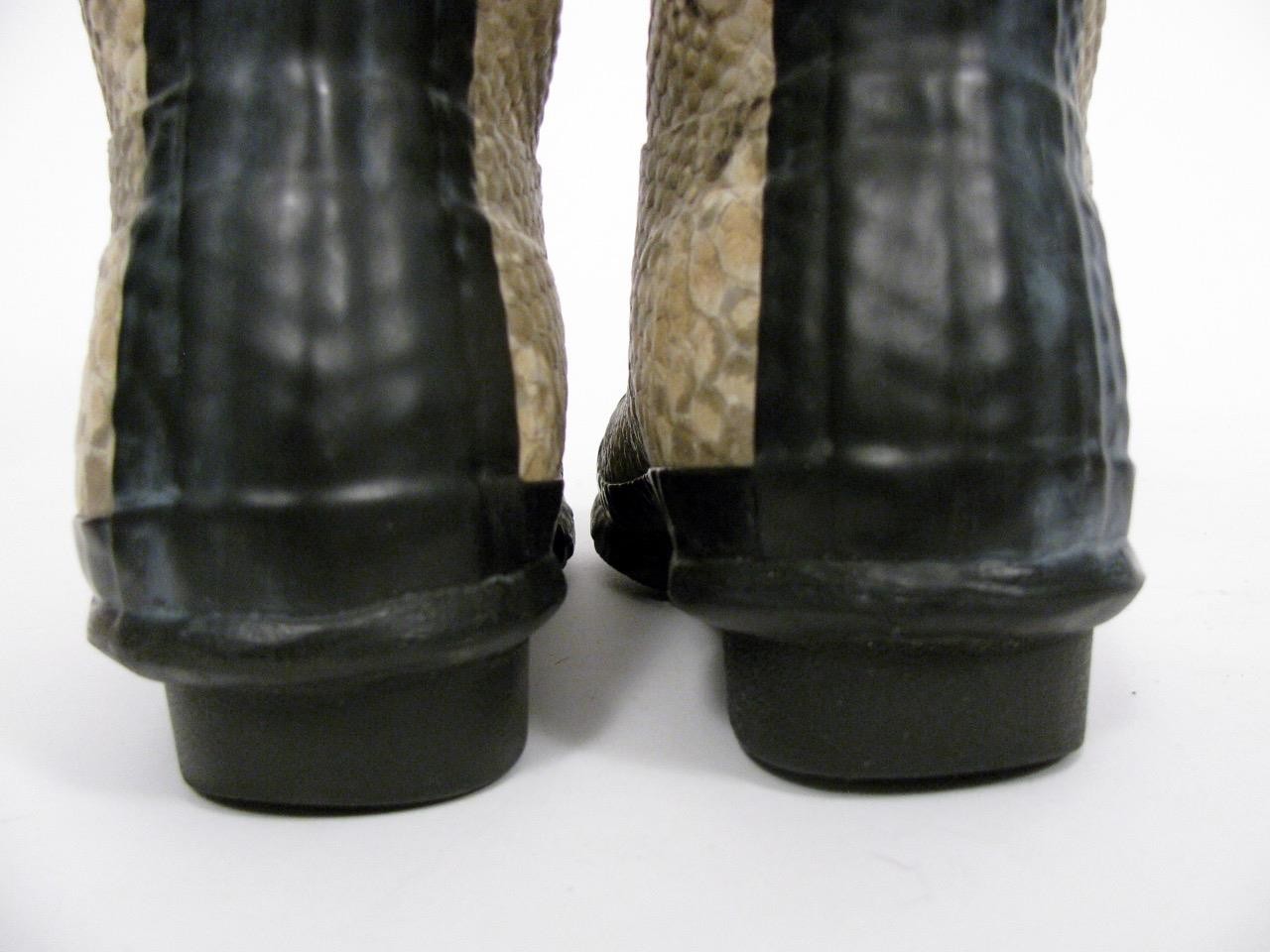 HUNTER CARNABY SNAKE PYTHON PRINT RAIN BOOTS RARE… - image 8