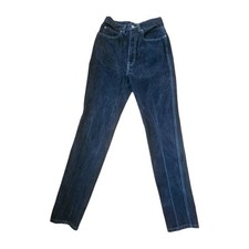 Vintage 80s JORDACHE Black High Rise Tapered Mom Jeans, Size 9/30