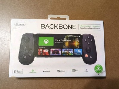  NEW SEALED Backbone One Controller (black) for iPhone with Lightning Adapter 