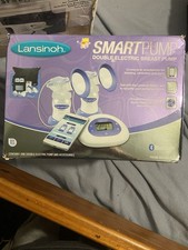 Lansinoh Smartpump Double Electric Breast Pump Connects to Lansinoh Baby App NEW