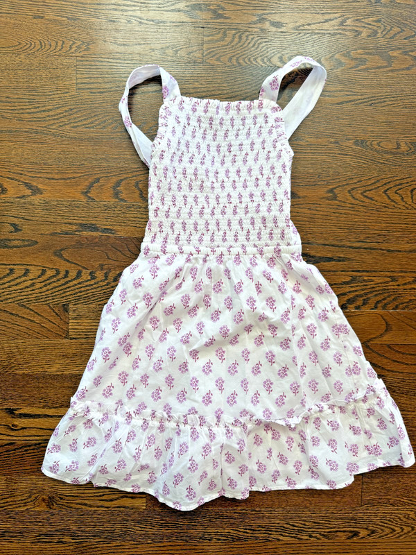 Girl's Girls CrewCut summer cotton dress (lined) - NEW - Beachy Size 10