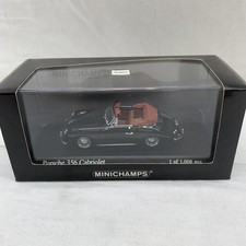 MINICHAMPS 1/43 Porsche 356 Cabriolet 1954 Black Diecast Model Used