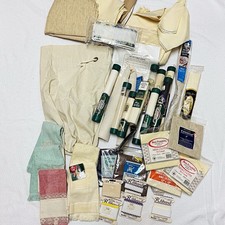 Cross Stitch Supply Large Lot - 14ct Aida, to...