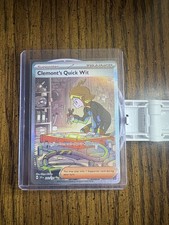 The Pokémon Company Sv08 Surging Sparks Clemont's Quick Wit 243/191 Holo UR EN