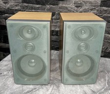 Pair of Very Nice Vintage Alba Impedance Bookshelf Speakers Working Retro Style