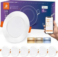 Einbaustrahler Led Dimmbar 7W 230V Warm Kaltweiss 2700K-6000K 6Er Set