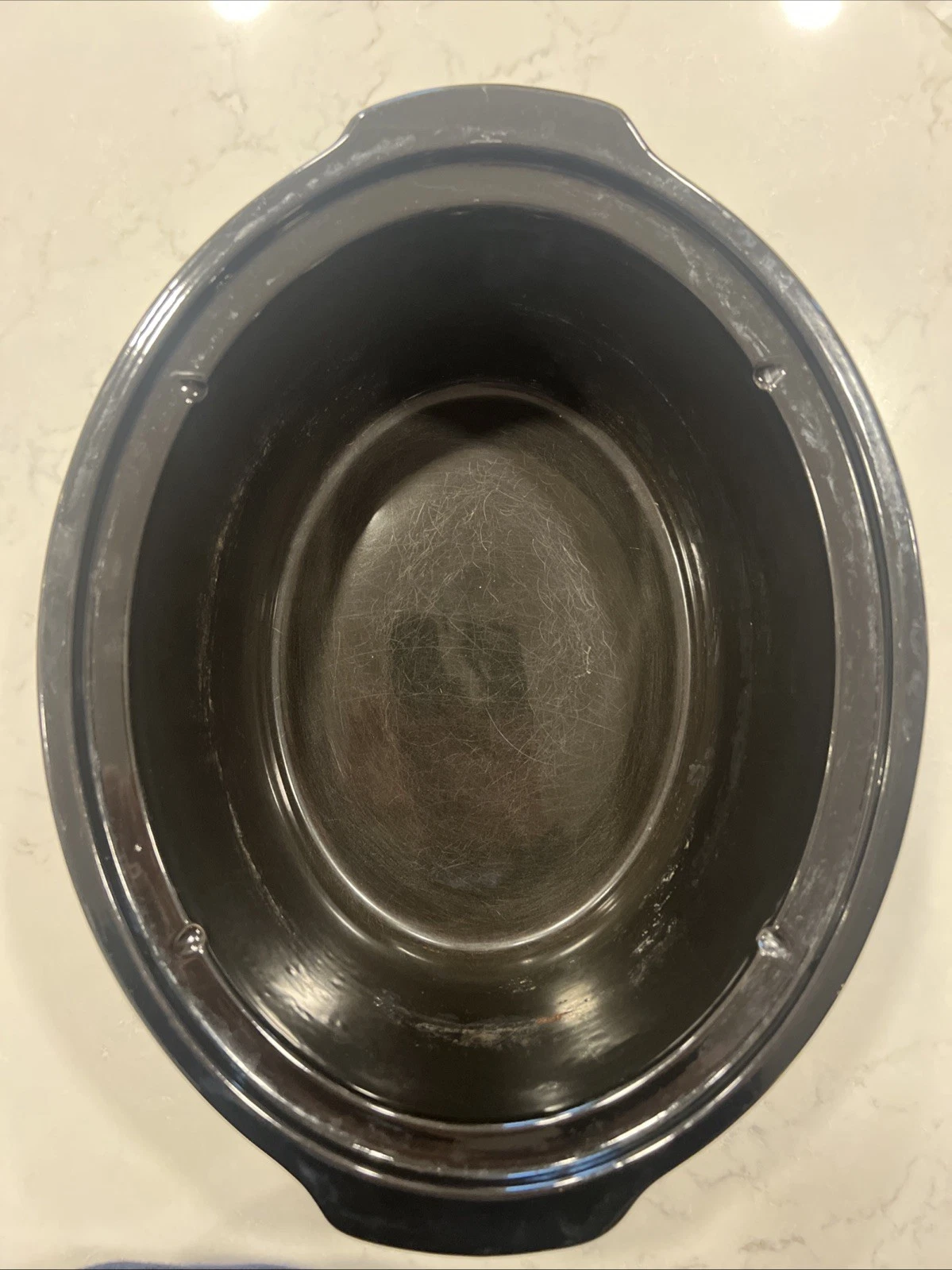 Vintage Rival Crock Pot 6 Quart scv603-R Ceramic Crock Insert Replacement Oval