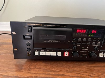 Marantz PMD510U Professional Dual Cassette Deck XLR RCA (SERVICED