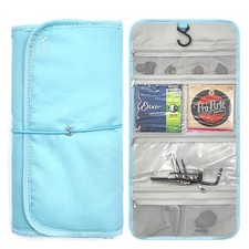 Guitar Accessory Organizer Bag, Foldable Easy Access Pockets Case, Picks,