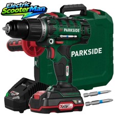Parkside 20V Cordless 3in1 Impact Driver Hammer Drill + 2Ah Battery and Charger
