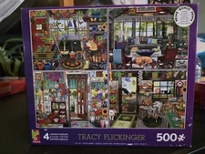 Ceaco - 4 in 1 Multipack - Tracy Flickinger - (4) 500 Piece Jigsaw Puzzle